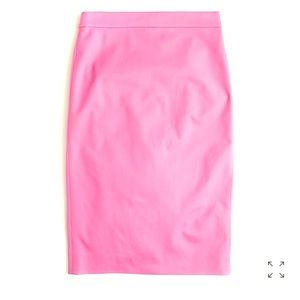 J. Crew’s No. 2 Pencil Skirt in pink